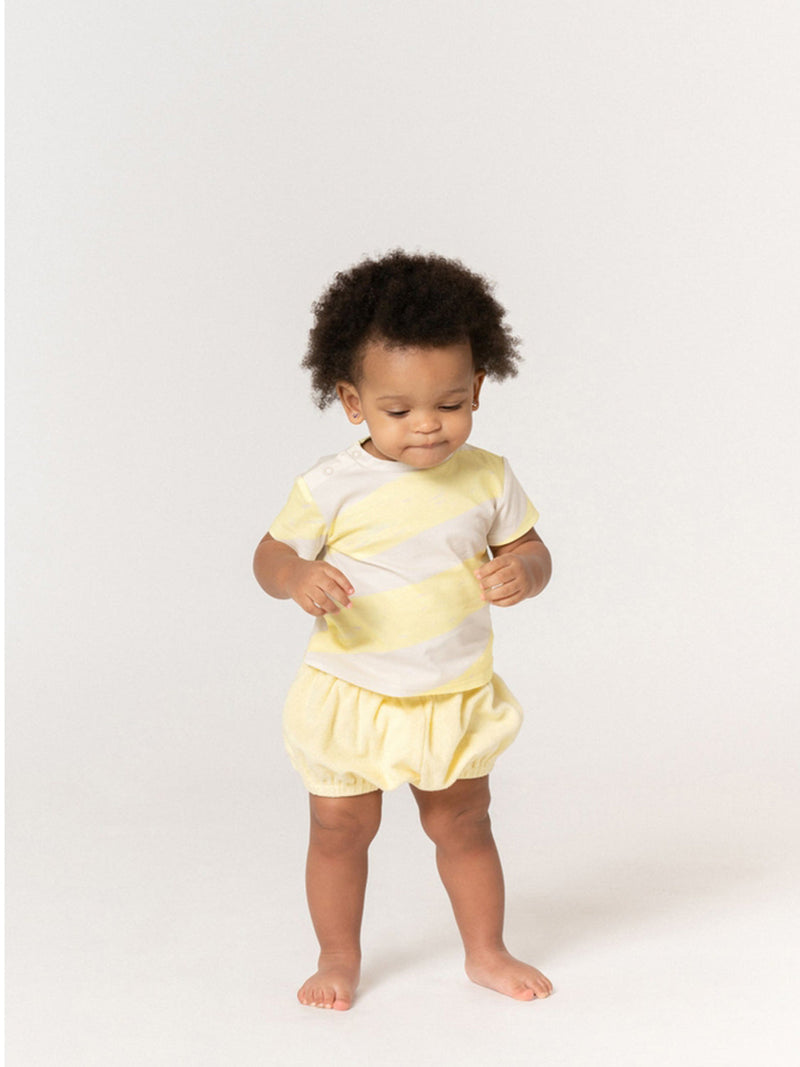 Baby Boxy T-Shirt with Stripes-OMAMImini-lobo nosara