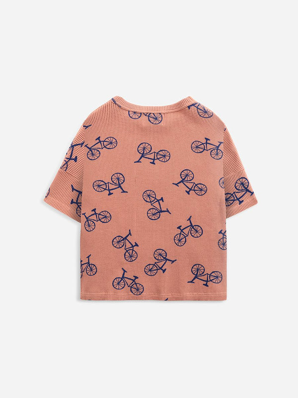 Bicycle All Over Short Sleeve T-shirt-Bobo Choses-lobo nosara
