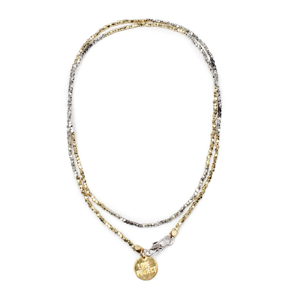 Kali Ombre Necklace - Silver / Gold-love is project-lobo nosara