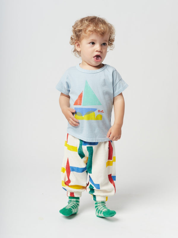 Multicolor Sailboat T-Shirt-Bobo Choses-lobo nosara