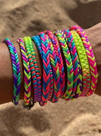 Ombré Neon bracelets-love is project-lobo nosara