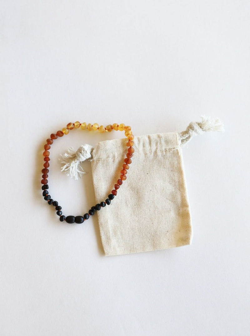 Raw Ombre Amber Necklace-Canyonleaf-lobo nosara