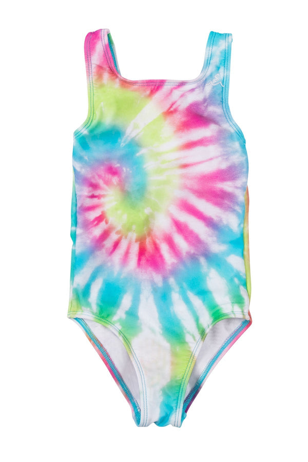 Sea Ripple Neon Tie Dye Swimsuit-Seaesta Surf-lobo nosara