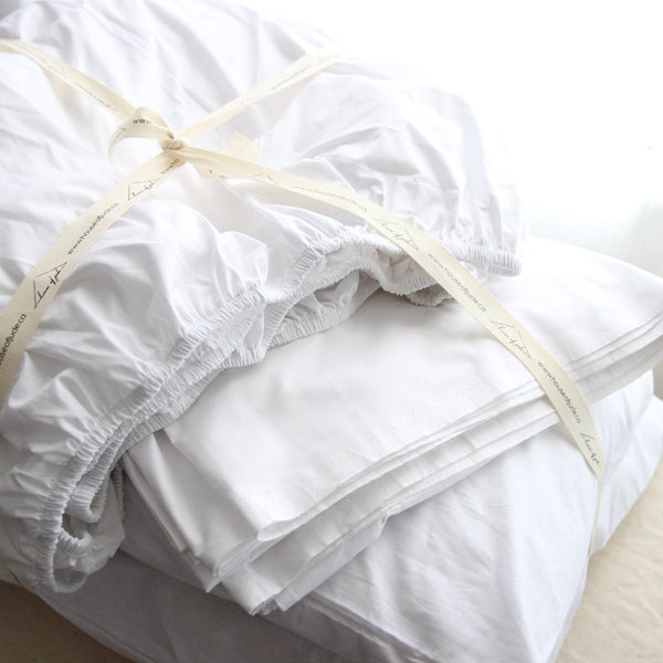 Percale Fitted Sheets-House of Jude-lobo nosara